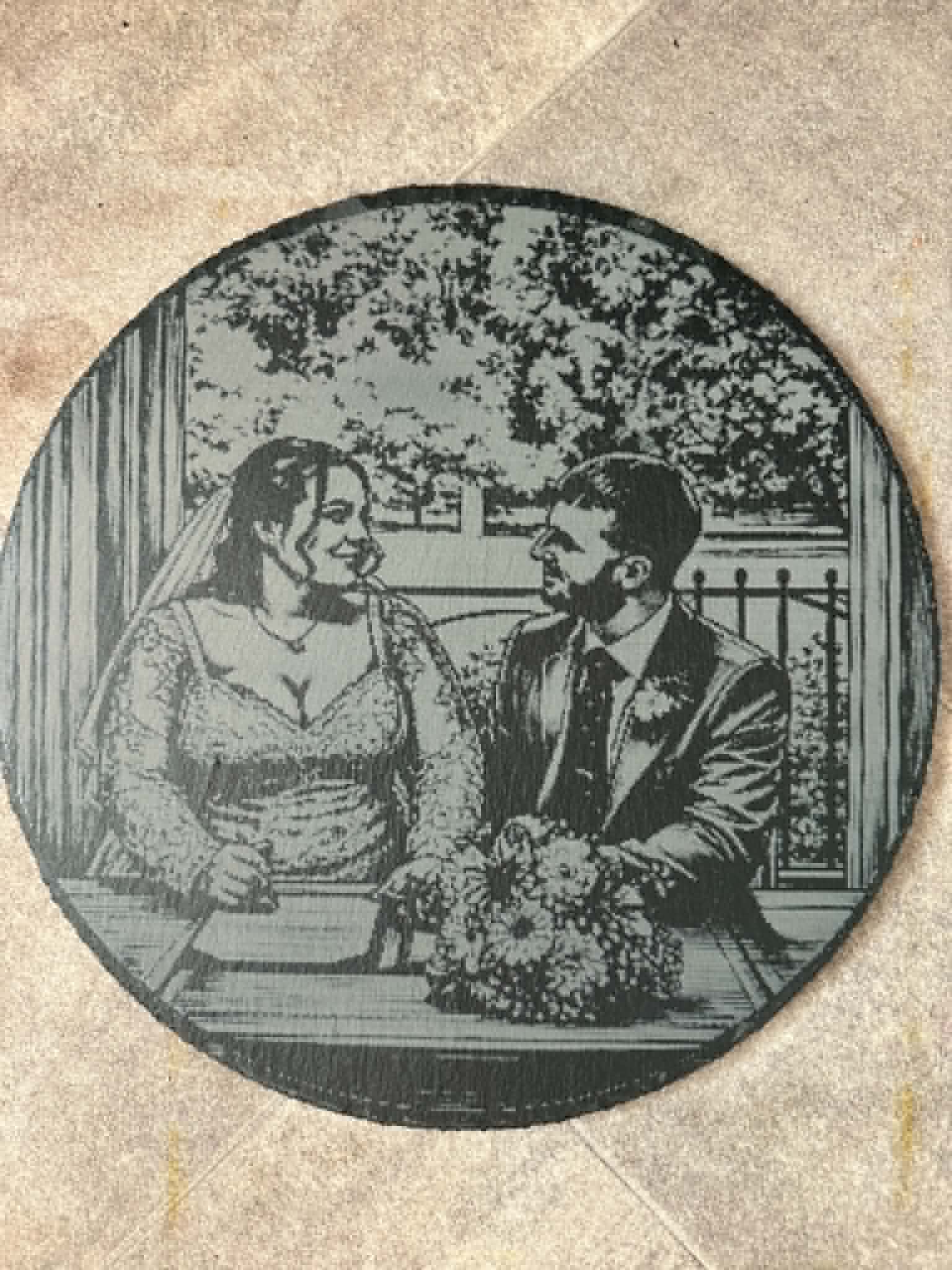 Laser Engraved Slate